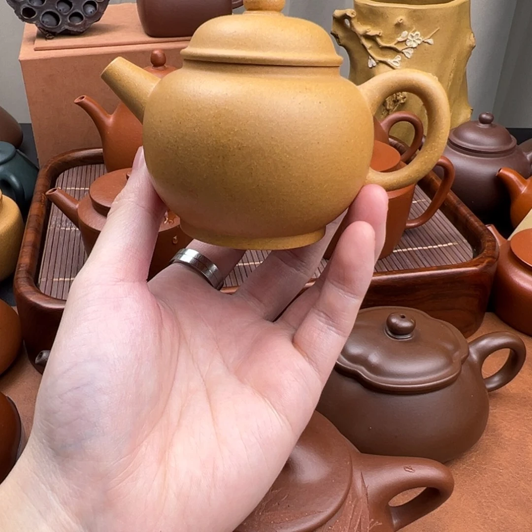 茶壶紫砂巨轮 黄金段 150cc