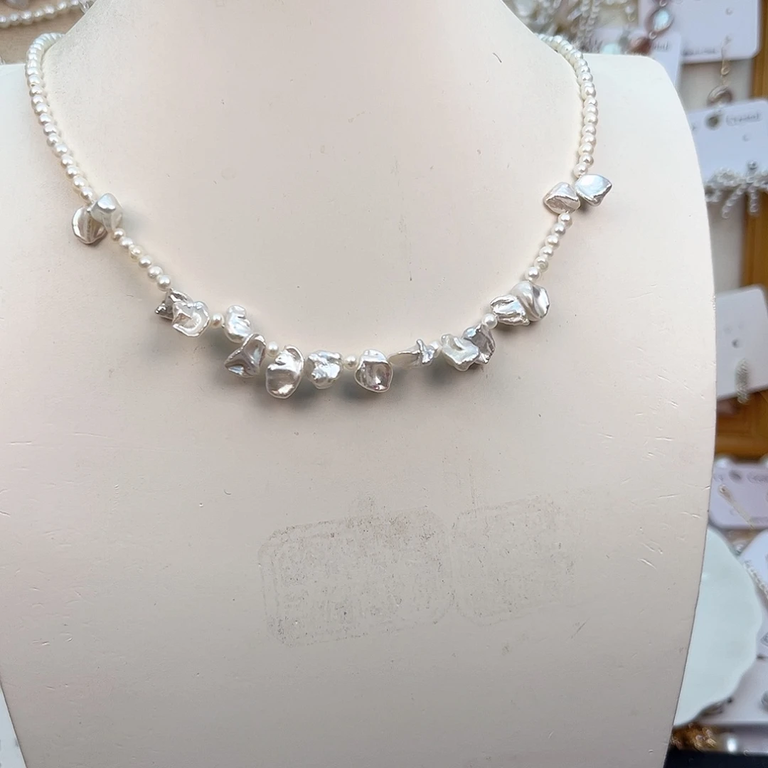 颈饰未镶嵌淡水珍珠