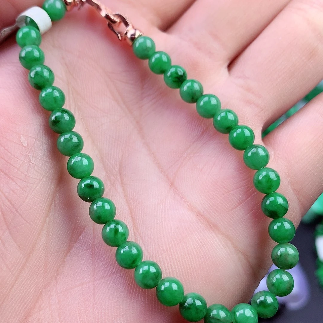 未镶嵌手链翡翠手串