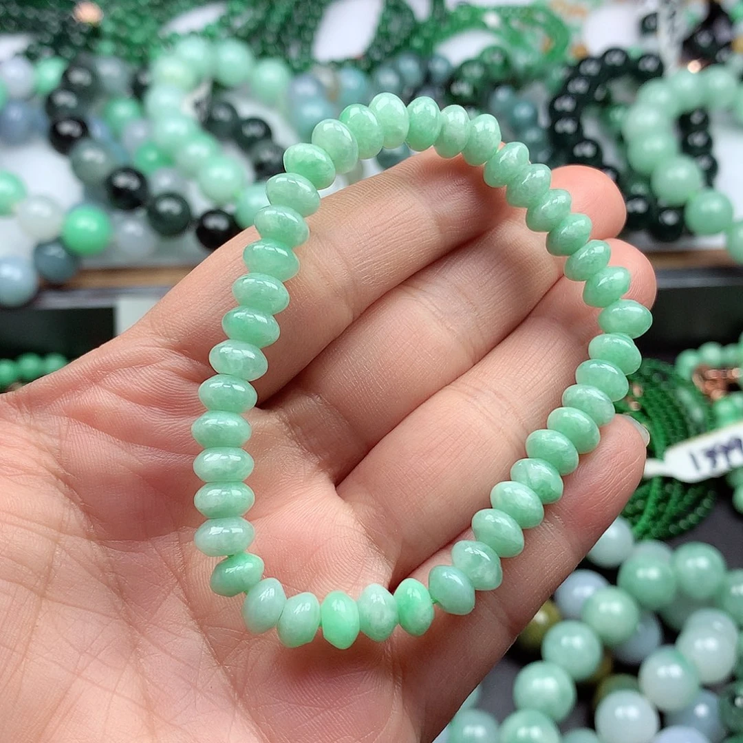 翡翠手链未镶嵌手串