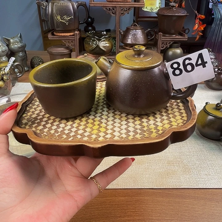 柴烧壶泡茶香柴燒壺泡茶