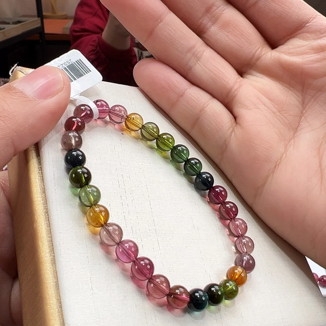 碧玺未镶嵌手串6mmmmmmmm