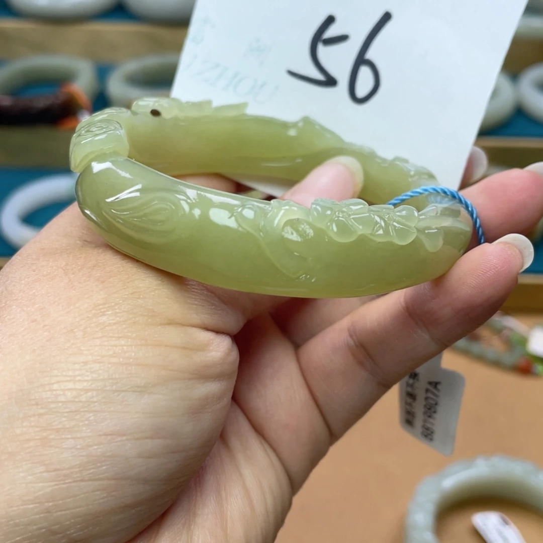 未镶嵌手镯和田玉圈口58