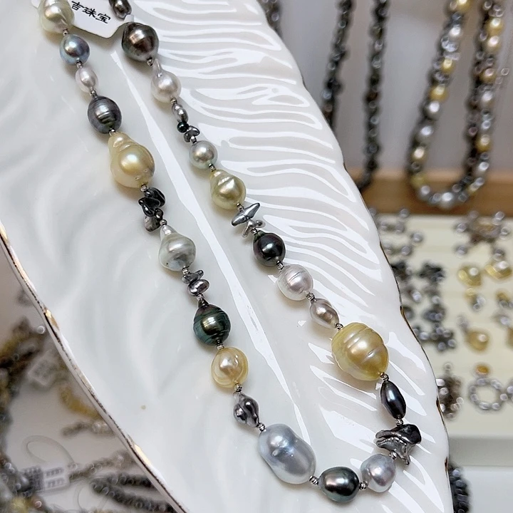 未镶嵌海水珍珠颈饰