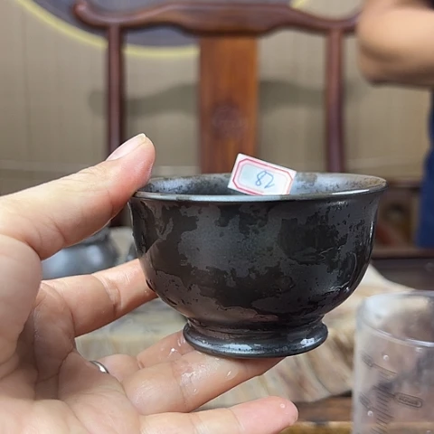 孤***狼戬谷龙窑柴烧茶杯82
