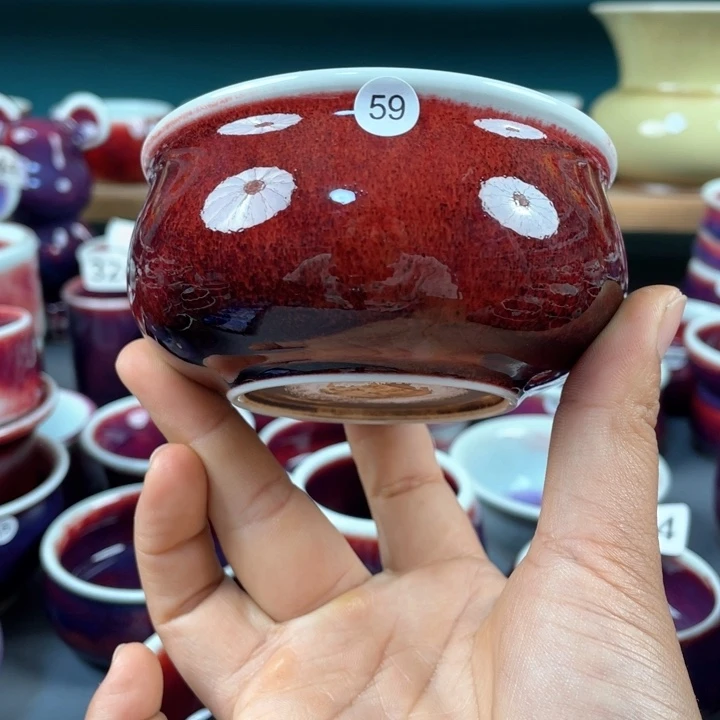 瓷片纯手工制作……微微瑕
