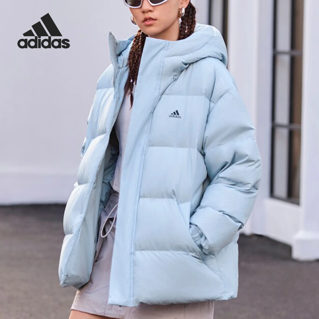 Adidas/阿迪达斯正品PUFFY DOWN JKT男女面包羽绒服JM9128