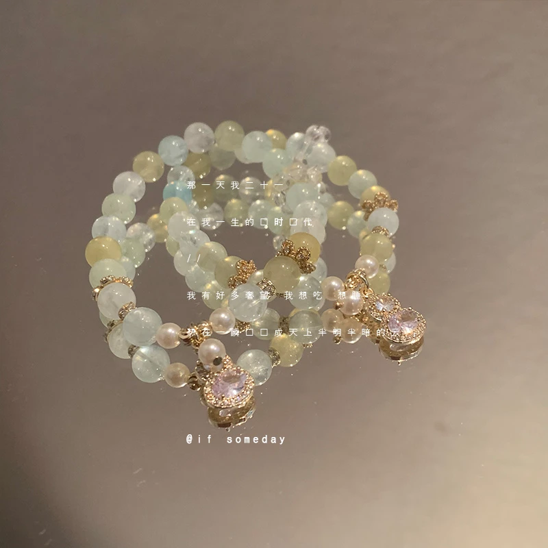 【题春诗】双圈个性手串小众百搭时尚设计感手链10919-23