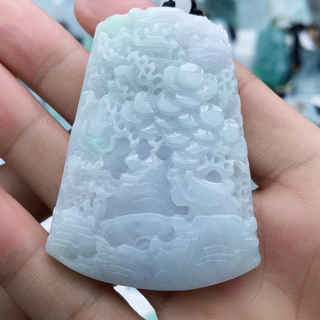 颈饰未镶嵌翡翠翡翠