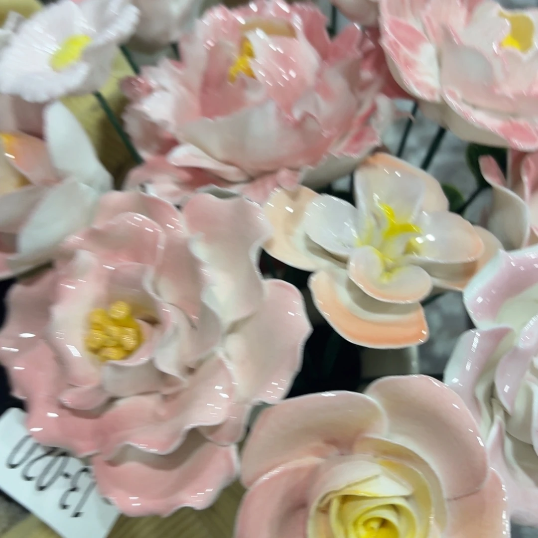 陶瓷花，拍满20发货，退款拉黑，1320