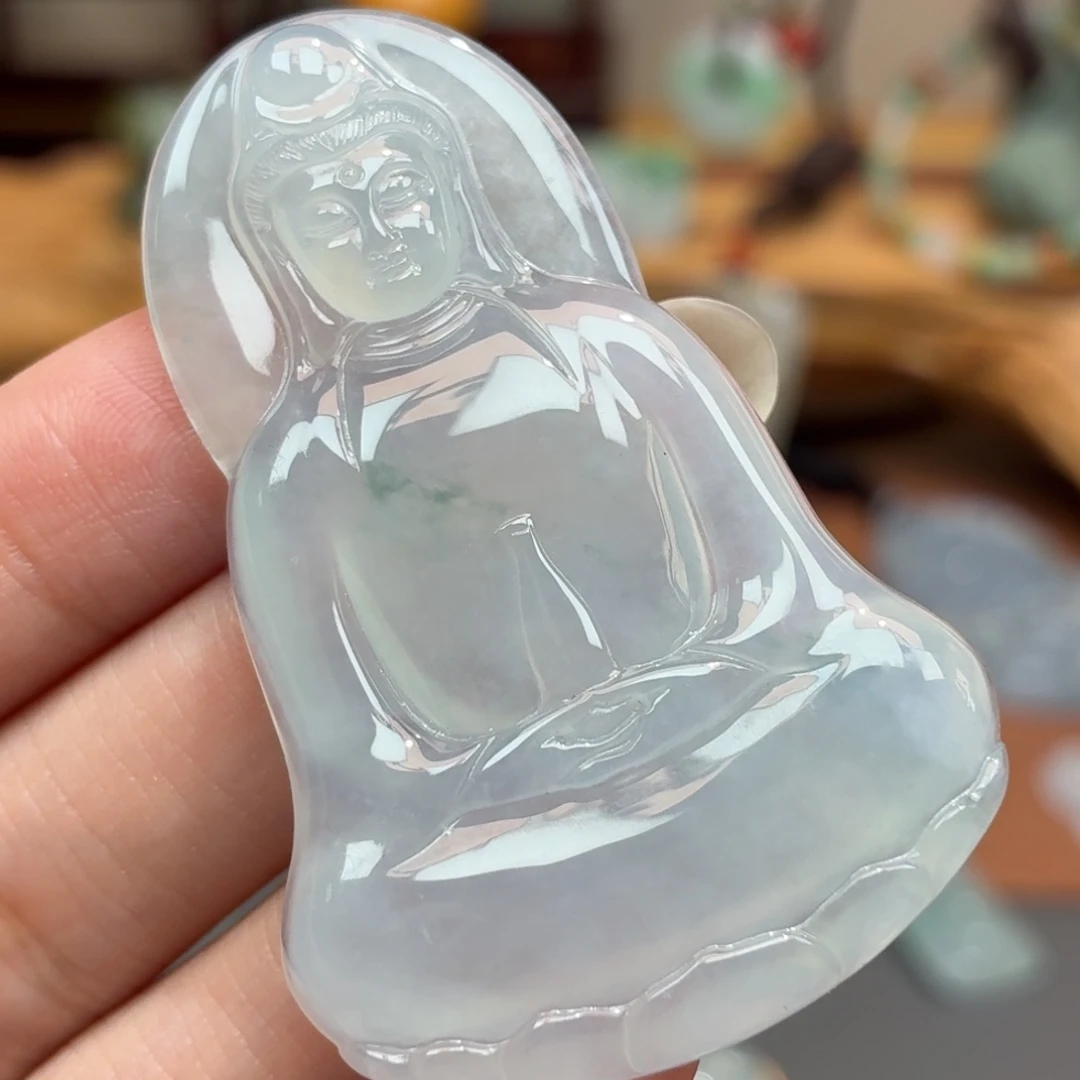 翡翠未镶嵌颈饰吊坠