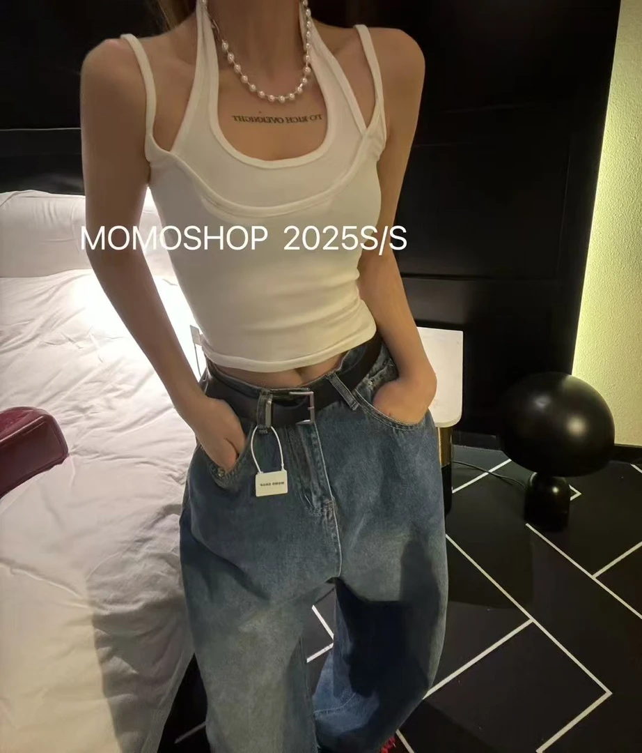 ぷ婷子. ⁷July 【爱的很】春夏必备假两件吊带