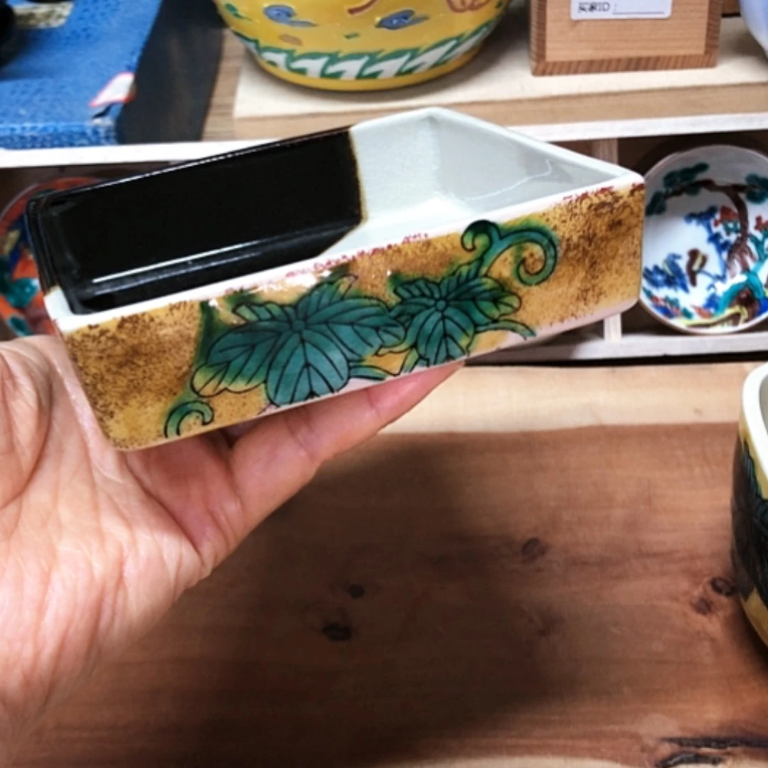 【闪购商品】碗九谷烧方盘全新手绘