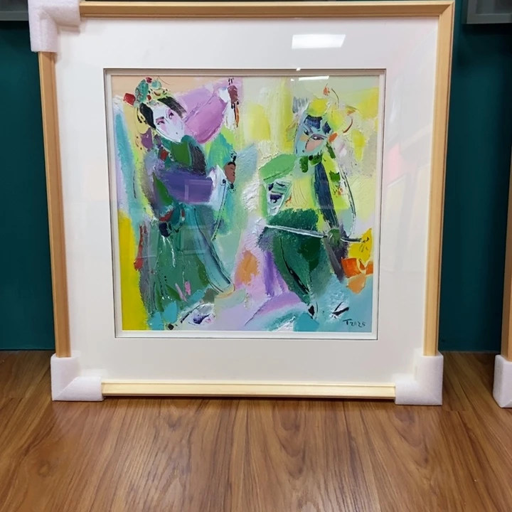 零***度油画田义老师作品