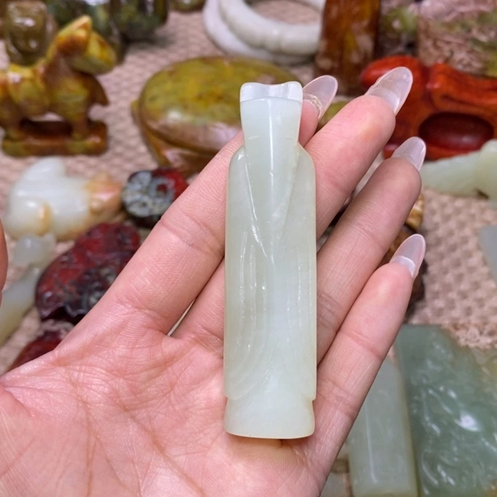白玉菩提吊坠白玉菩提白玉菩提摆件