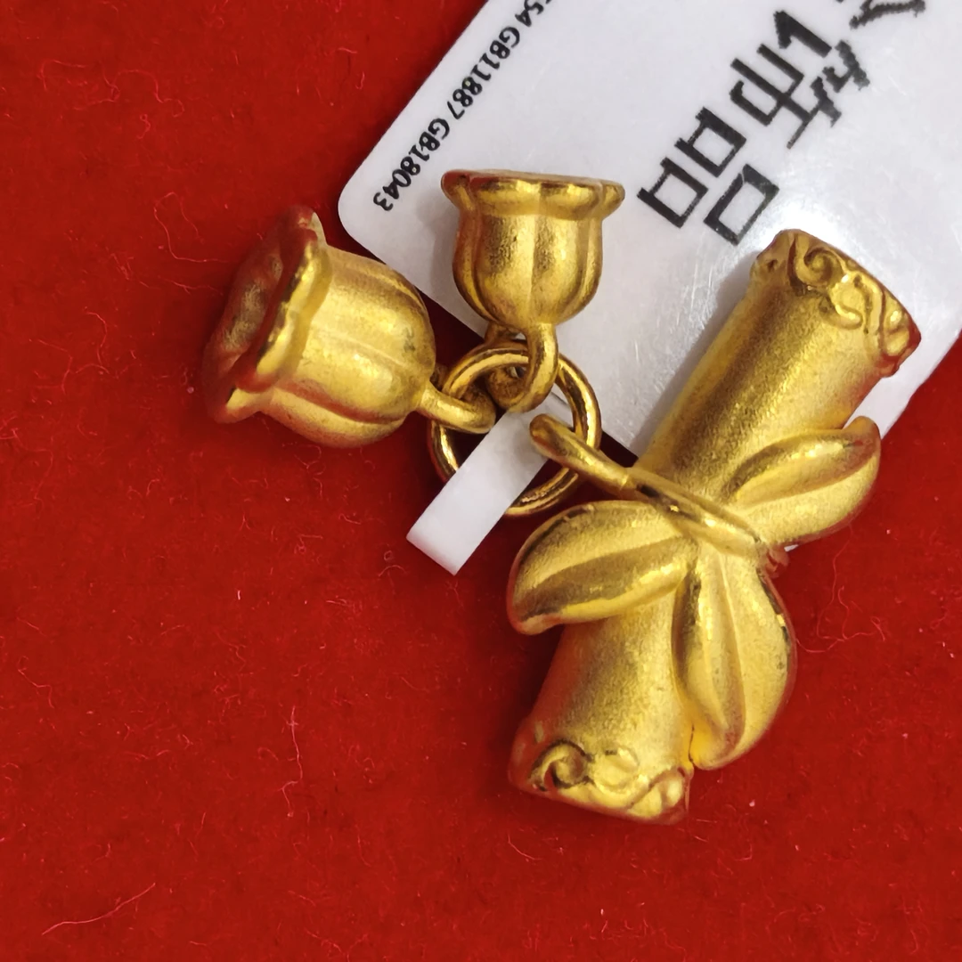 【莹莹专享】足金999投资金 竹节两世欢 ZP 1.83 攒金有道