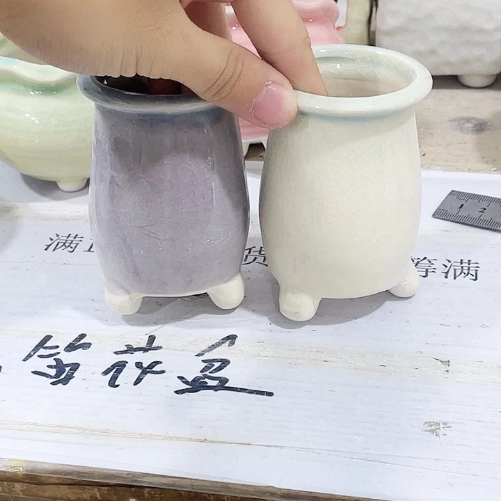 花盆陶瓷款式12包邮