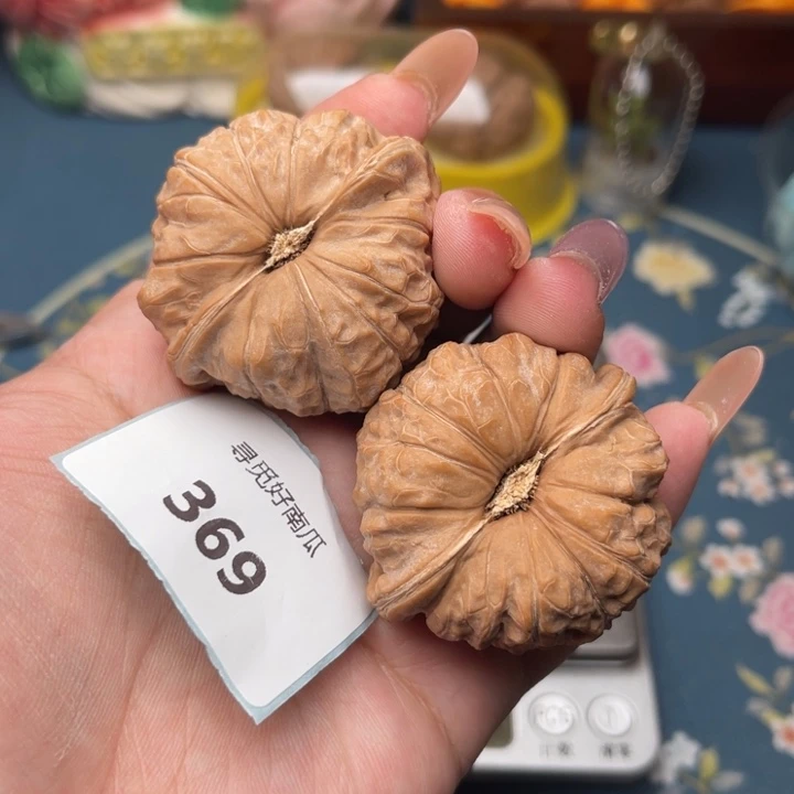 文玩核桃把件南瓜墩46.369