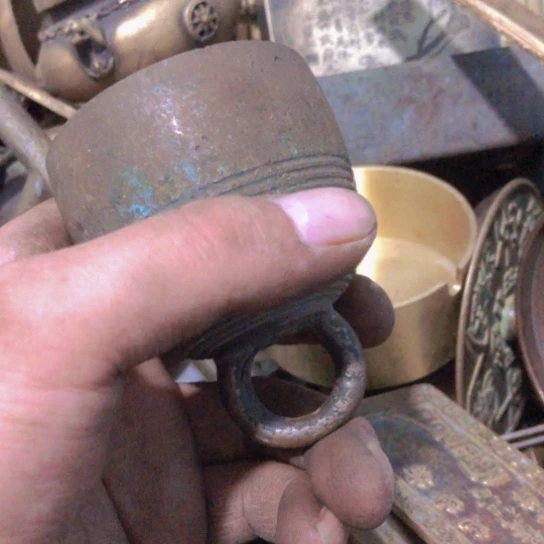 心***雨闪电购铜摆件工艺品