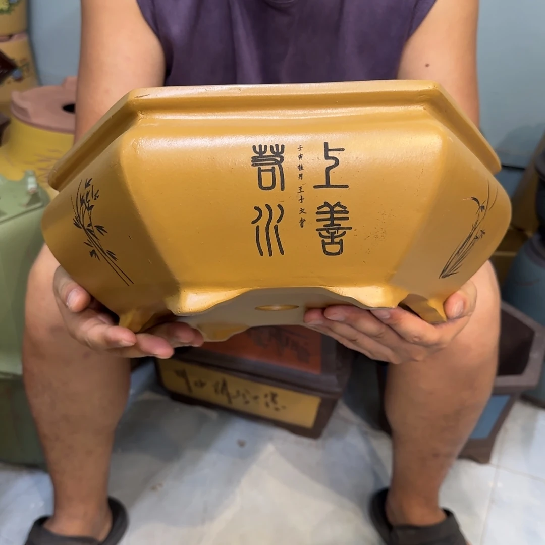 紫砂花盆口径28.12口径