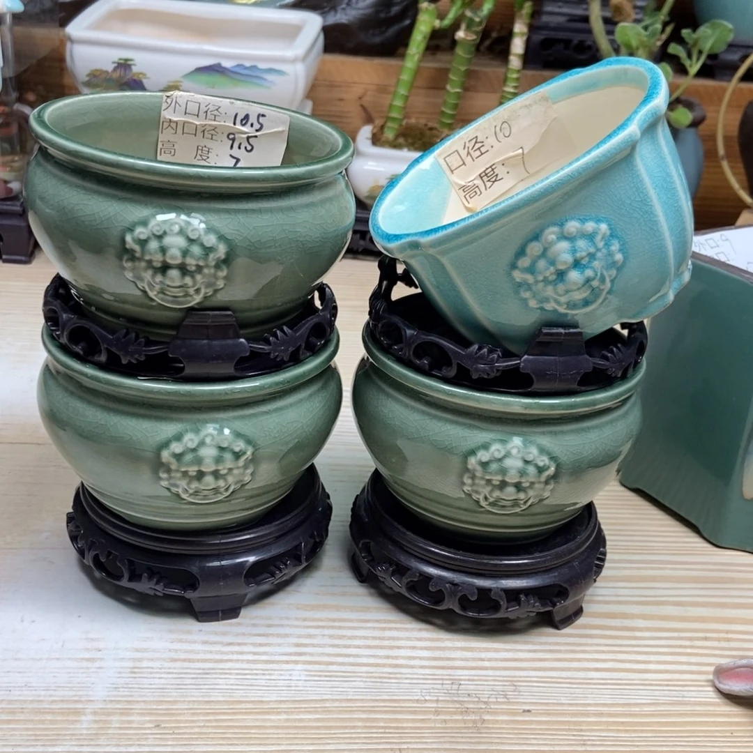 瓷片陶瓷花盆陶瓷艺术