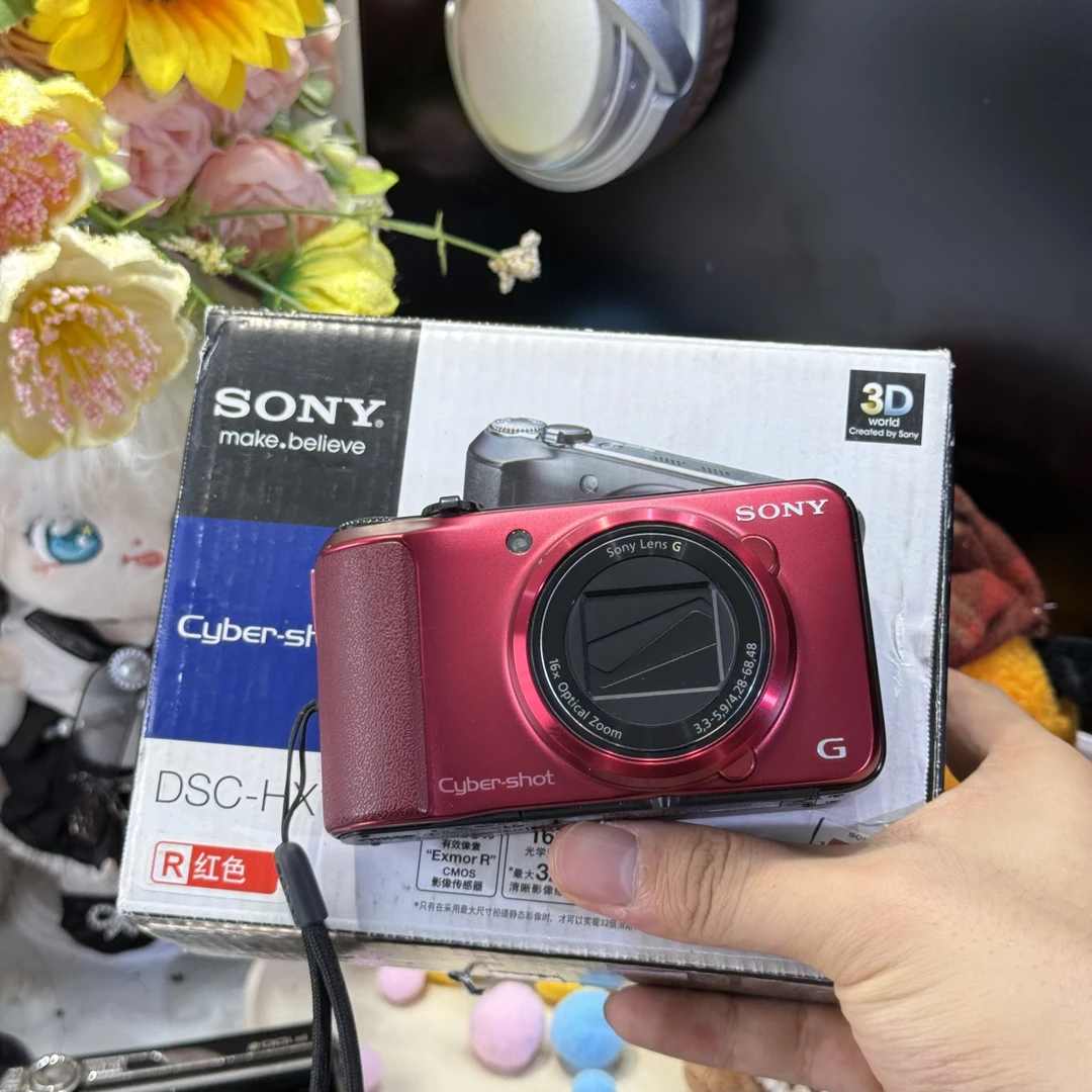 9新 Sony/索尼 索尼hx10小长焦色彩感好1800万像素带配件