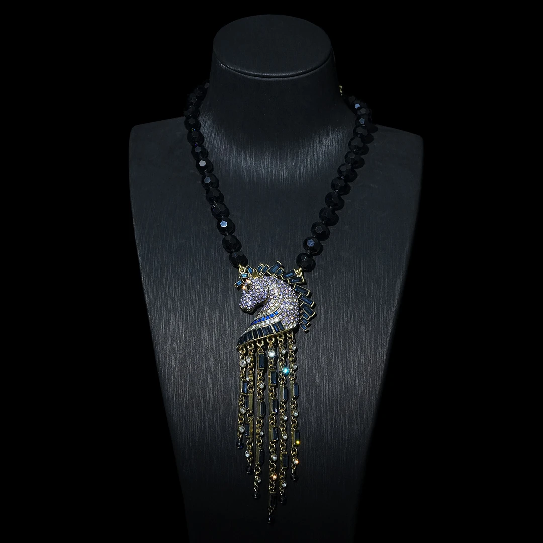 铜合金项链 【2308】项链 复古个性气质满钻纯手工百搭