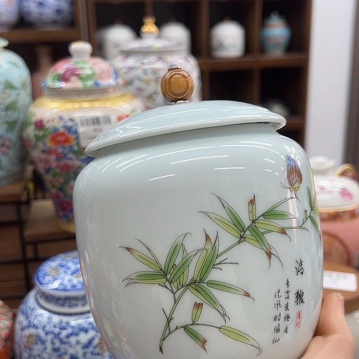 瓷片茶叶罐茶叶罐@@