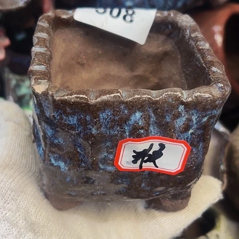 红陶粗陶花盆手工