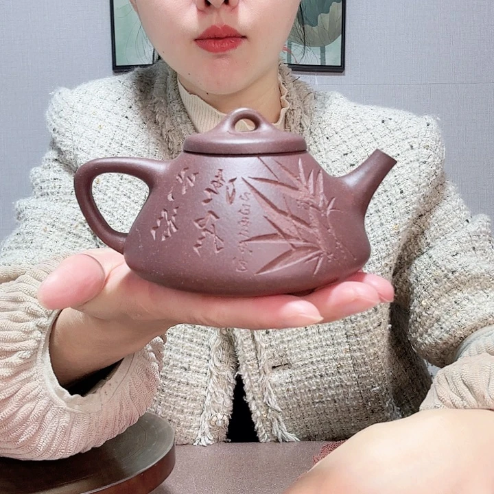 半手工原矿紫砂壶