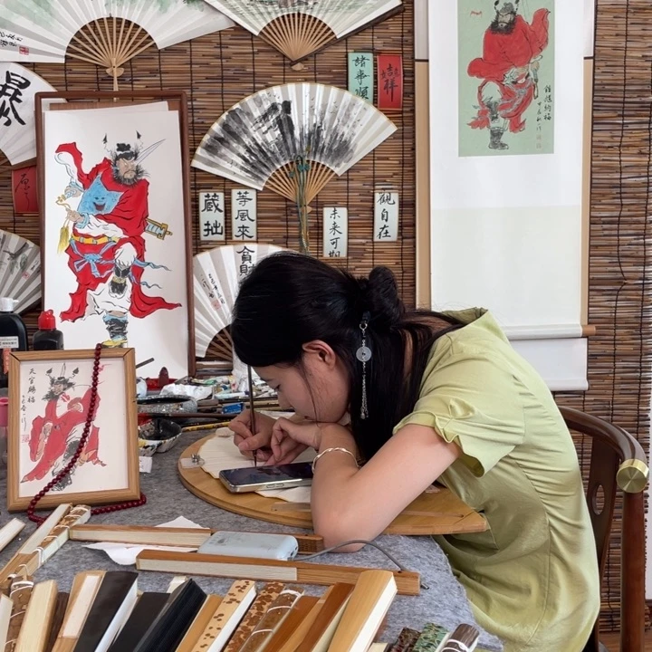 成***刚书法小雨防漏招财纳福