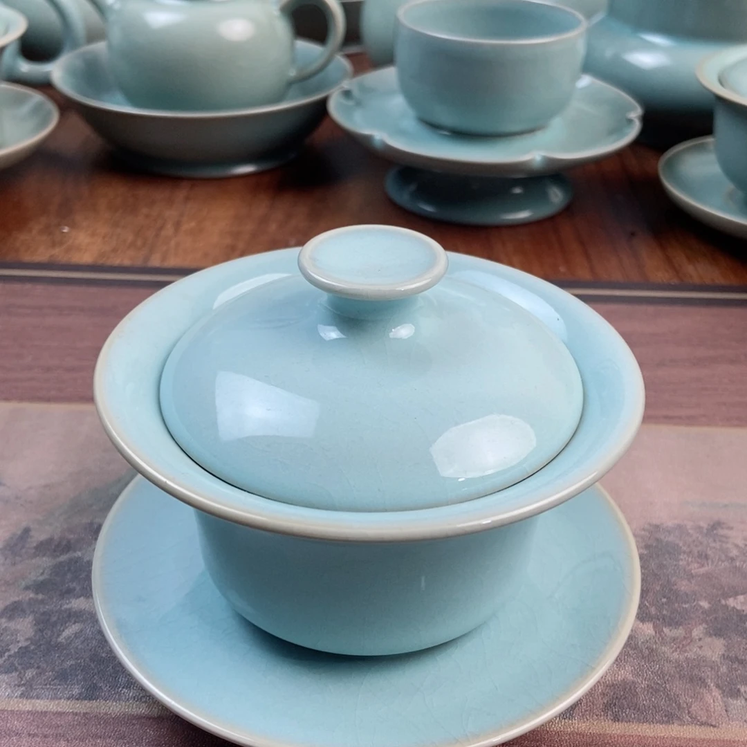 摆件原产地原矿汝瓷～茶器