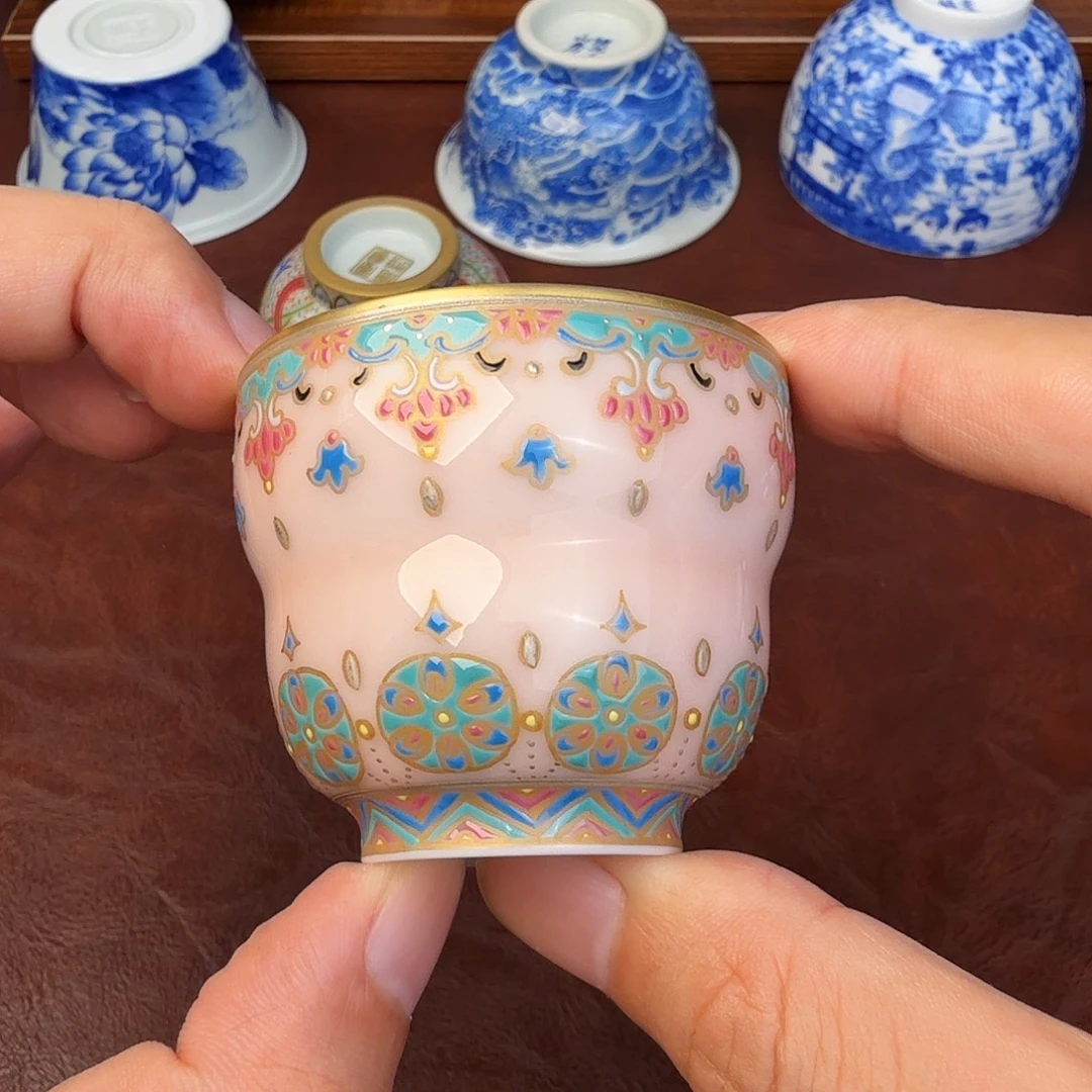D***r现代景德镇全手工全手绘茶具