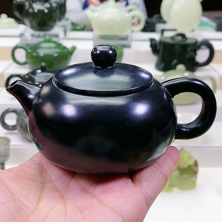 未镶嵌和田玉挂件茶壶180m l