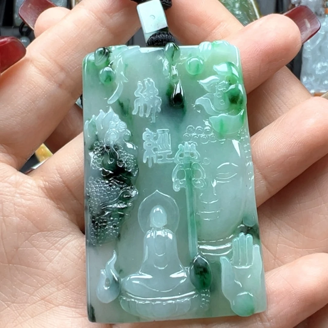 翡翠颈饰未镶嵌一念