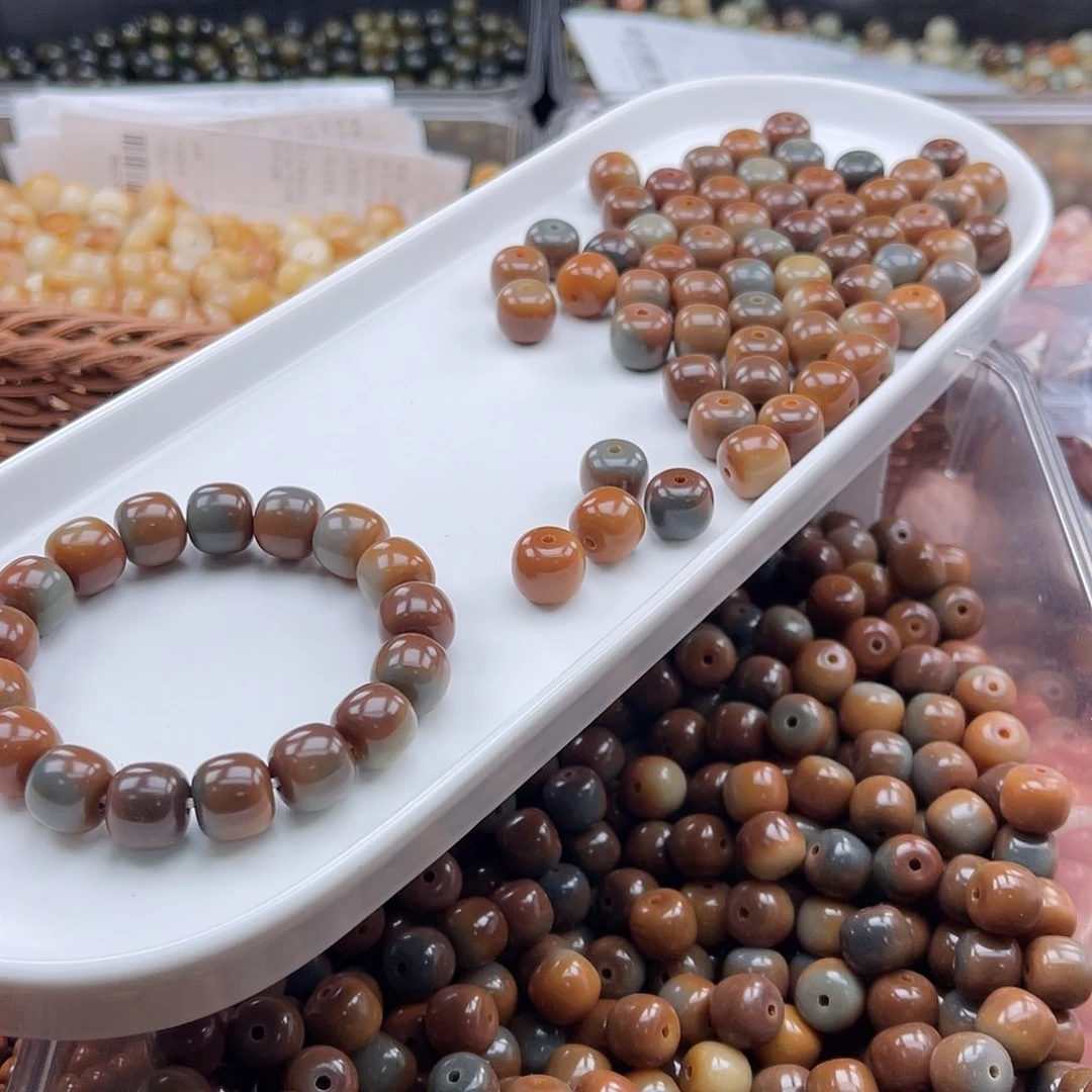 白玉菩提吊坠wc12mm/30+3颗枯木