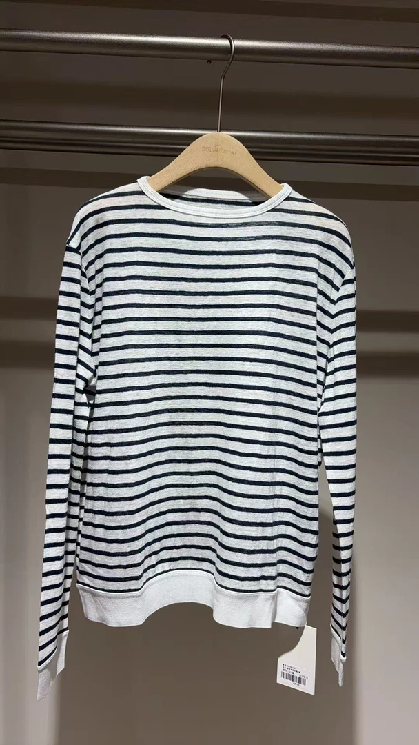 HAILUNGELI 海伦格丽 6212 时尚百搭休闲舒适条纹T宽松条纹套头