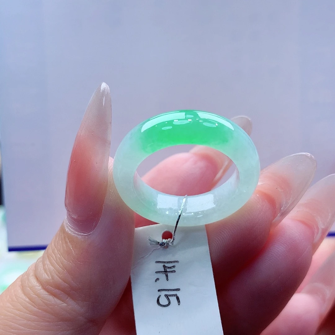 翡翠未镶嵌戒指缅甸A货