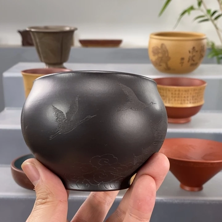 宜兴紫砂手工主人杯