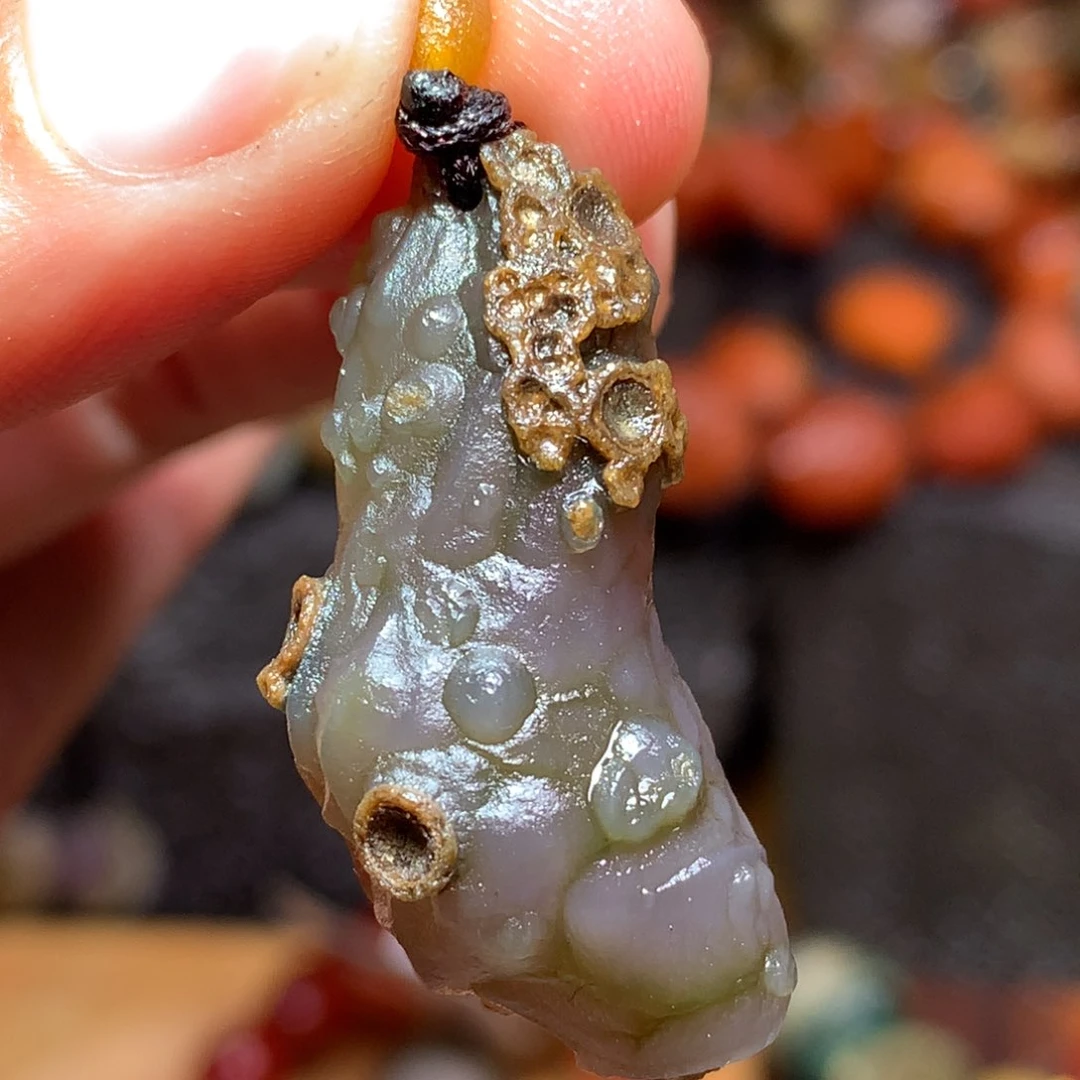 未镶嵌玛瑙/玉髓珠宝半成品