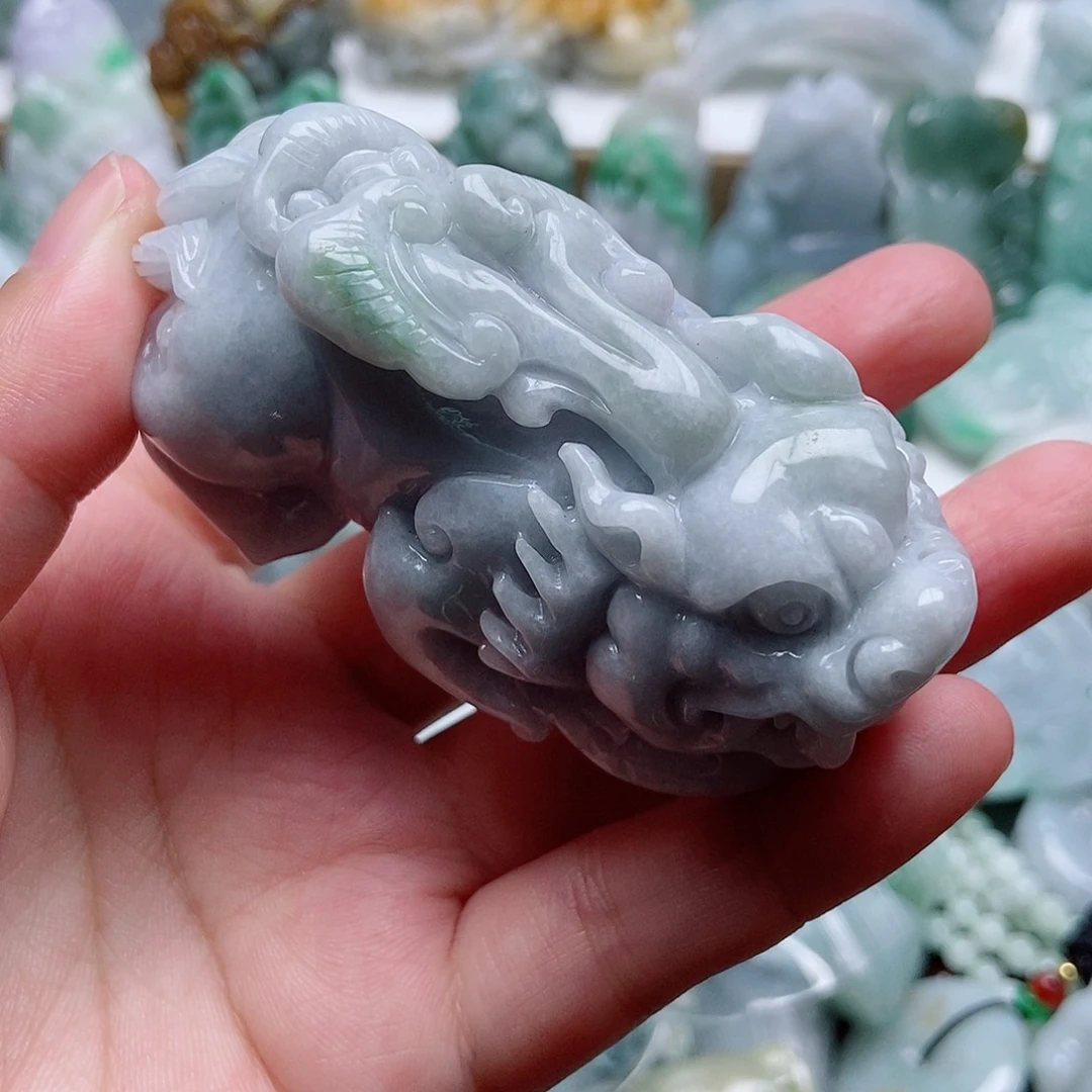 翡翠未镶嵌吊坠(不含链)1