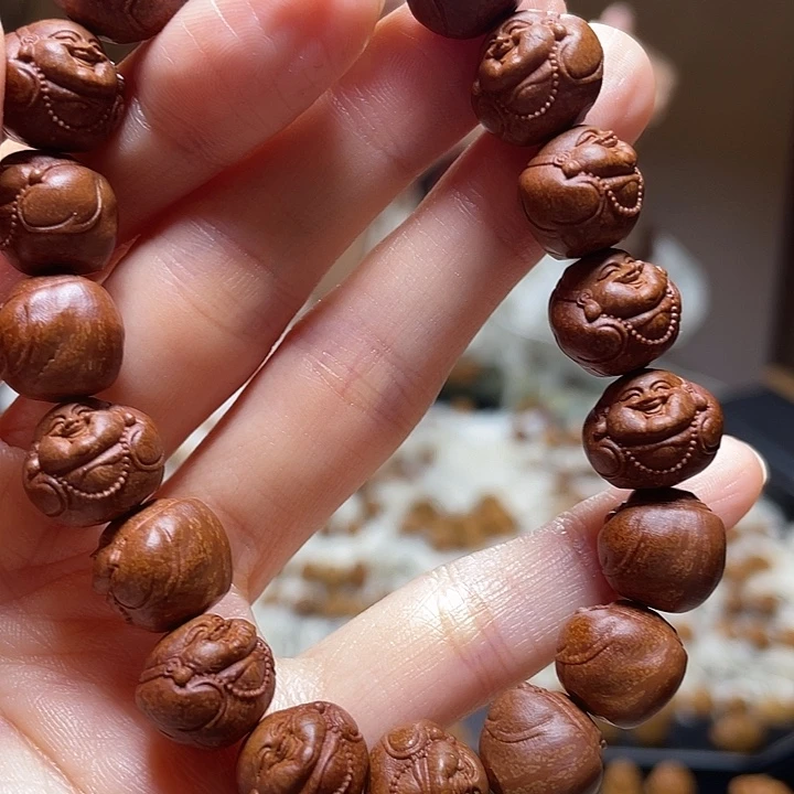 橄榄核吊坠龙纹桃核 米勒