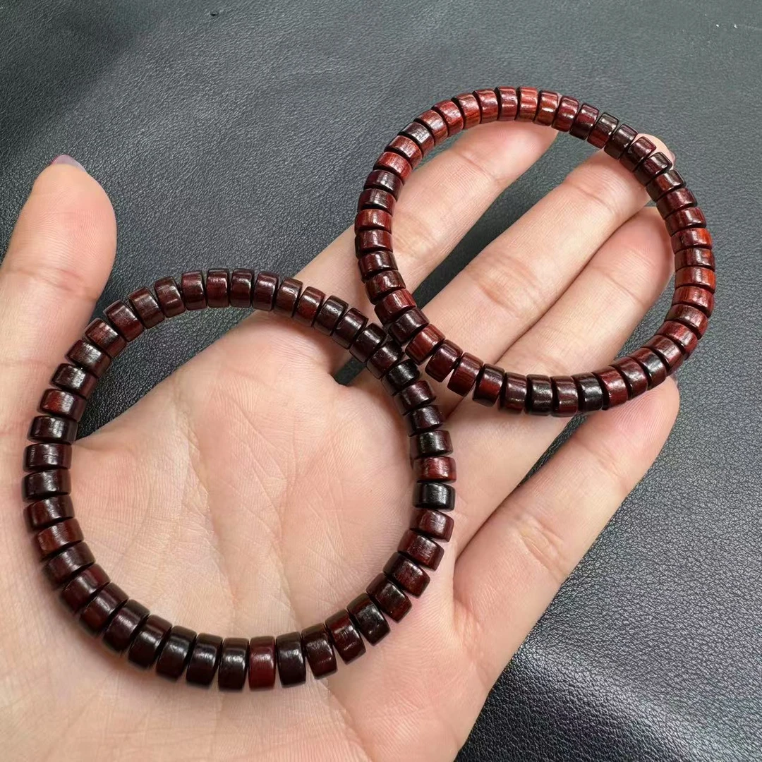 【玉经纶】-30100/Q46-小叶紫檀手串-多样性发其一7mm|约45颗