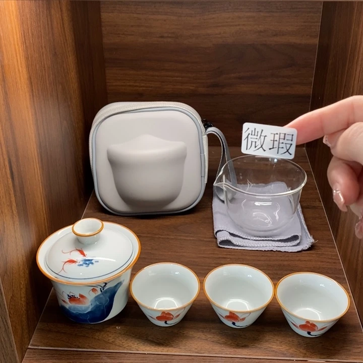 釉下老陶泥手工绘制