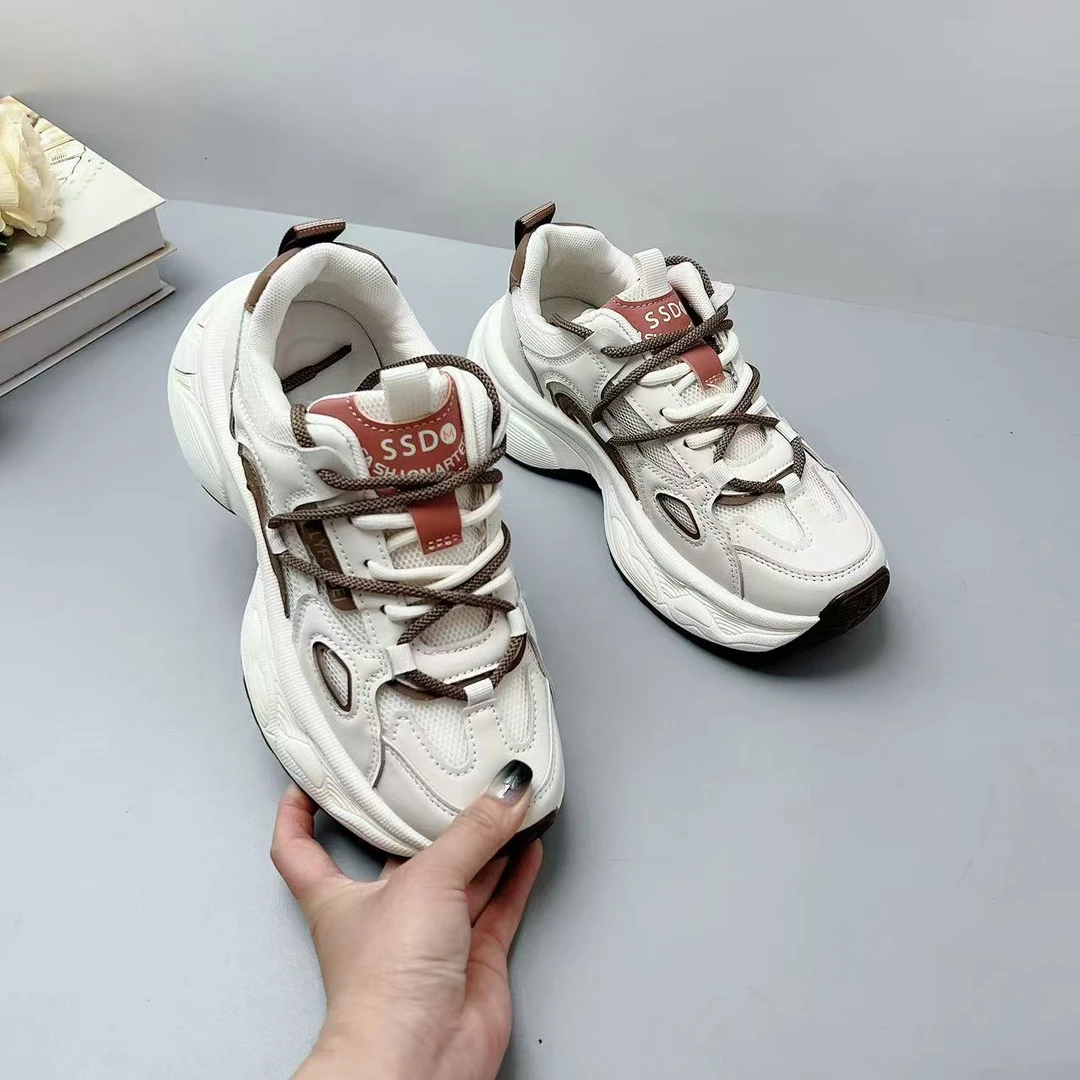 622201  新款时尚百搭韩版厚底潮流老爹鞋