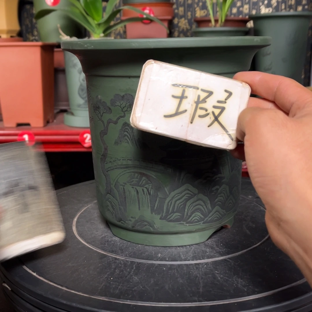 紫砂花盆紫砂花盆