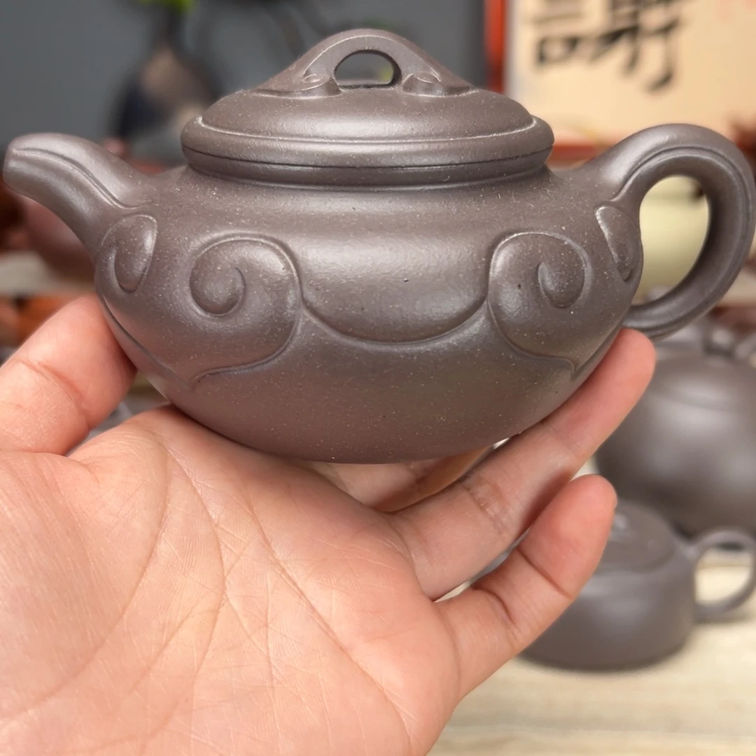 紫砂茶壶衣*白青灰紫的240