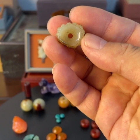 零***串和田玉未镶嵌颈饰