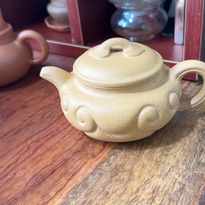 茶壶紫砂黄金瑕疵大彬260cc