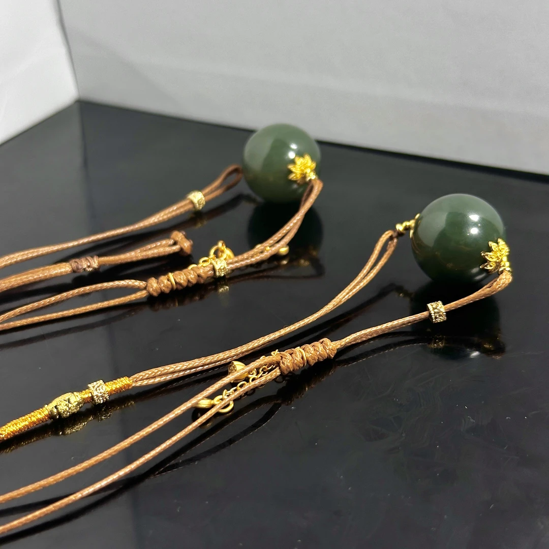 【言老师】HA722新疆且末料和圆珠路路通(龙珠)18mm+多样性发其一